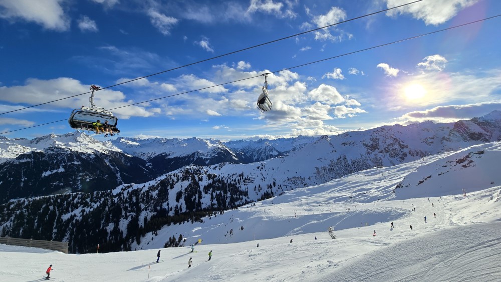 Skiën in Silvretta Montafon.